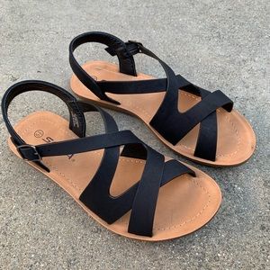 Soda Shoes - SODA Woman Cross Style Strapped Sandal Flip Flop Soda Shoes - SODA Woman Cross Style Strapped Sandal Flip Flop